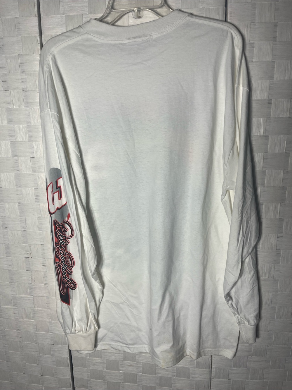 Dale Earnhardt Sr. White Long-Sleeve Racing Graphic Tee Rare collectors shirt - Picture 4 of 4